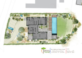 plan implantation aménagement paysager