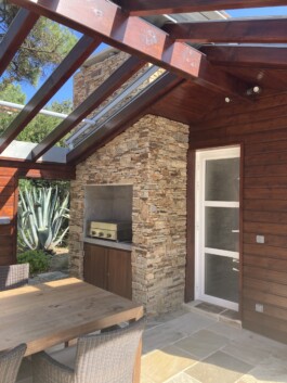 cuisine d'extérieur villa borgas