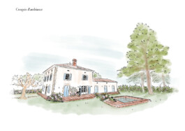 croquis projet aménagement paysager