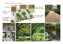 planche projet aménagement paysager