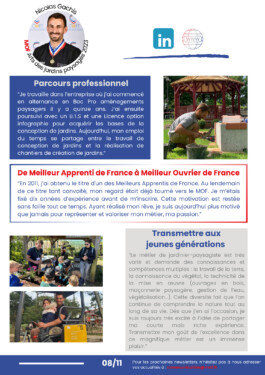 newsletter Nicolas Gachis dans MOF'ACTUS #6 